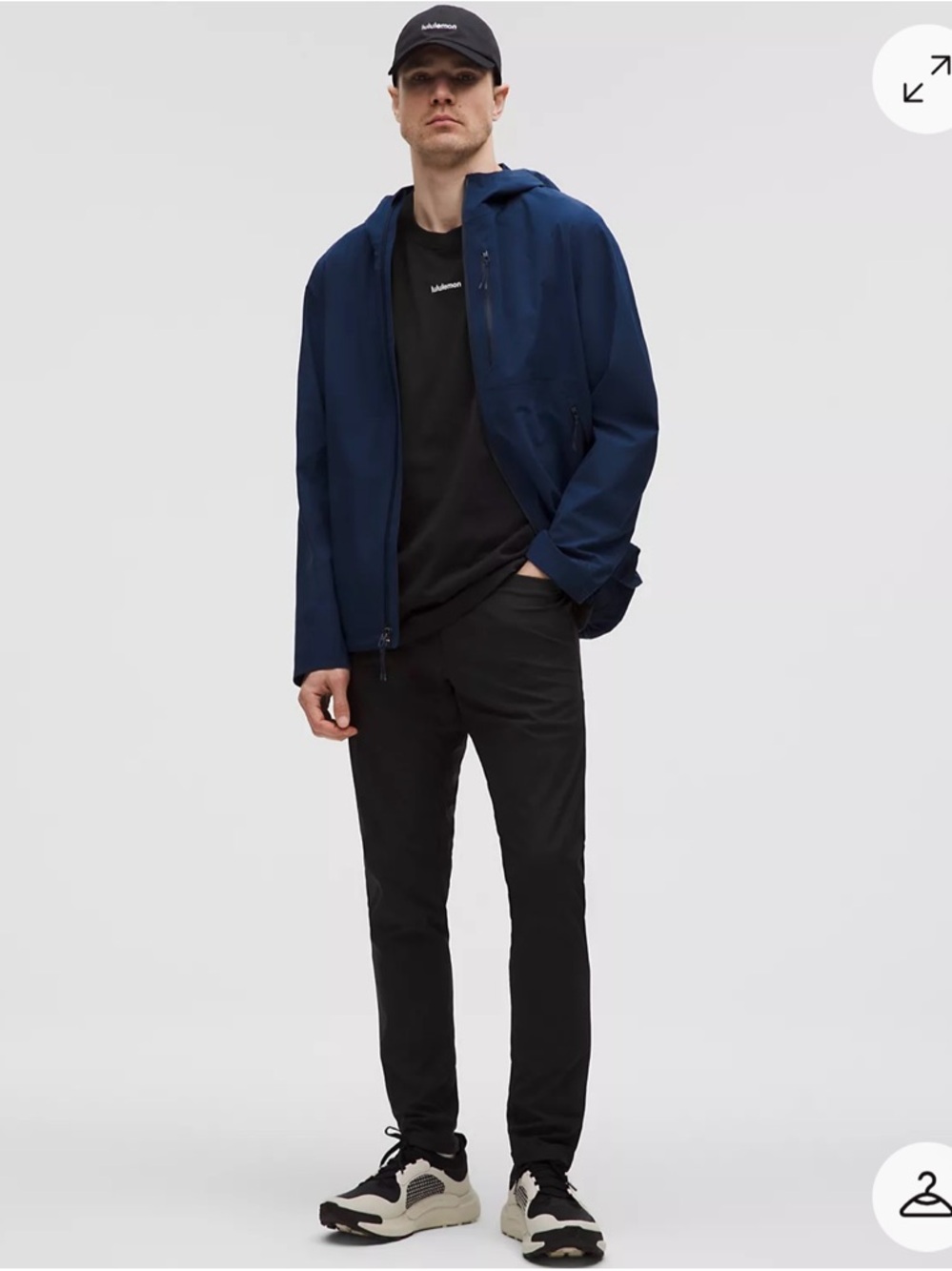 Lululemon Athletica Men's ABC Slim-Fit 5 Pocket Pant 32L in Black Sz 34x32
